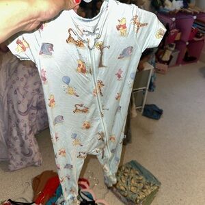 Short sleeve pant romper